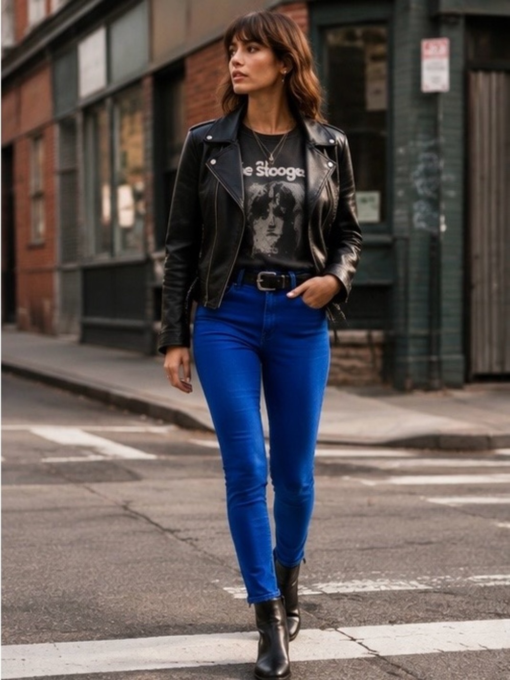 J Brand Super Skinny Cobalt Blue Stretch Jeans Size 28 Y2K